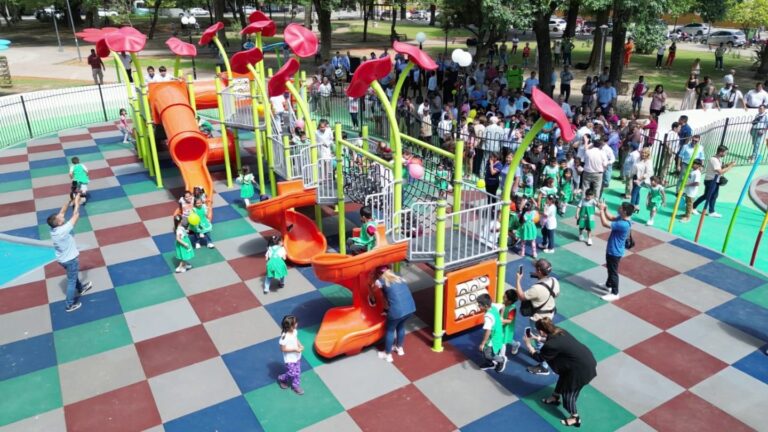 SE HABILITÓ EL SECTOR DE JUEGOS DE PLAZA PIZARRO