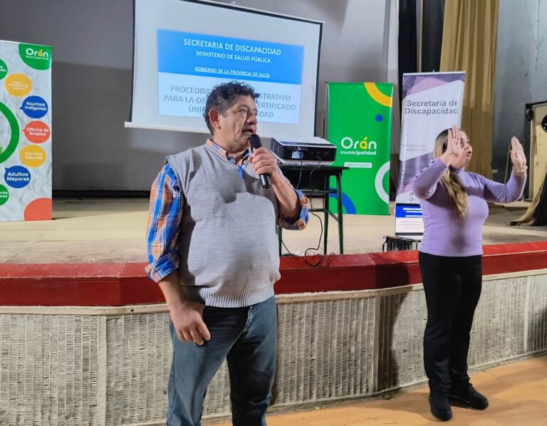 INCLUSIÓN : CHARLA – TALLER DE LA SECRETARÍA DE DISCAPACIDAD DE LA PROVINCIA, EN ORÁN