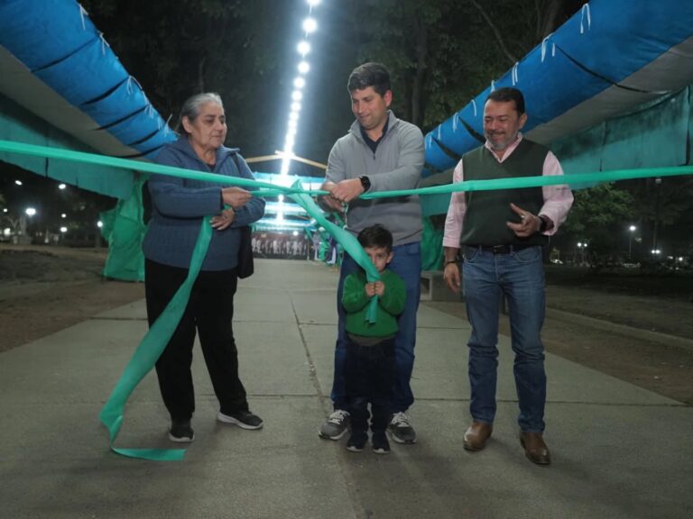 EL INTENDENTE JUNTO A VECINOS DE ORÁN DEJO INAUGURADO EL PASEO «YO AMO ORAN»