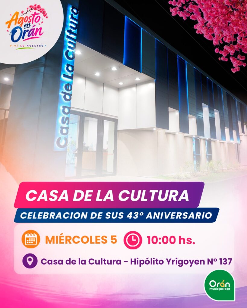 Acto Aniversario de la Casa de la Cultura